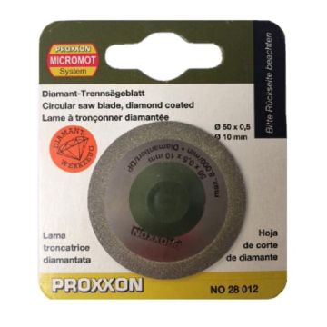 Disc diamantat continuu pentru  KS 230, taiere ceramica, fibra de sticla Proxxon 28012, O50 mm
