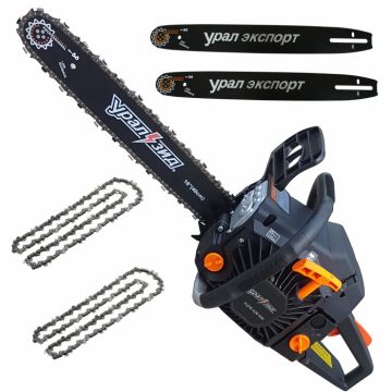 Motofierastrau ( drujba ) UralZid Professional 7CP, 2 Lame ,2 Lanturi,  62CC, Garantie 2 Ani