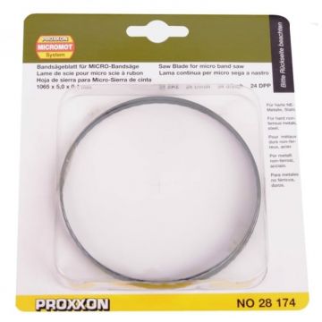 Panza standard pentru fierastrau cu banda Micromot  MBS 240 E Proxxon 28174, 1065x5x0.4 mm, 24 DPI