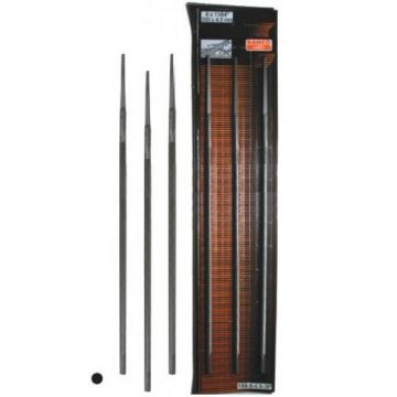 Pila Pentru Ascutit Lant Drujba Bahco, Diametru 4 mm, set de 3 bucati