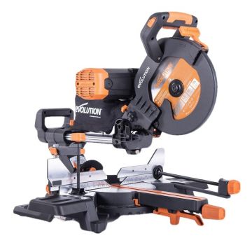 Fierastrau circular de masa multifunctional, inclinare in ambele sensuri R255SMS-DB+ Evolution EVO053-0003B, 2000 W, Ø255 mm