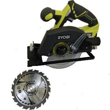Fierastrau circular manual Ryobi R18CSP-0, inclinare 0-45°, 4700 rpm