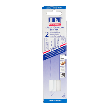 Set 2 panze Wilpu, bi-metal pentru fierastrau, 150 x 19 x 0,9 mm