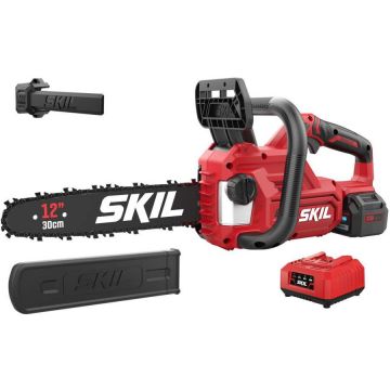 Skil SKIL 0534 AA Fierastrau electric (drujba) Brushless, viteza 7.9 m/s lama 30cm, Accu 4Ah si incarcator