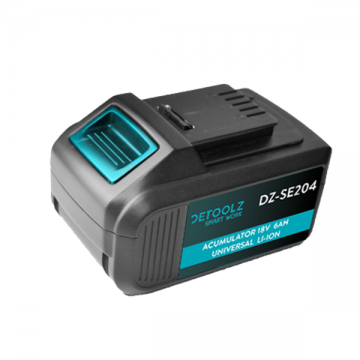 Acumulator Detoolz, DZ-SE204, 18V / 6AH, compatibil unelte Detoolz