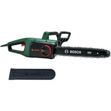 BOSCH Drujba electrica (fierastrau) cu lant Bosch UniversalChain 35, putere 1800 W, 35 cm lungime lama, 12 m/s viteza lant, lant Oregon, sistem SDS de tensionare lant,ungere automata
