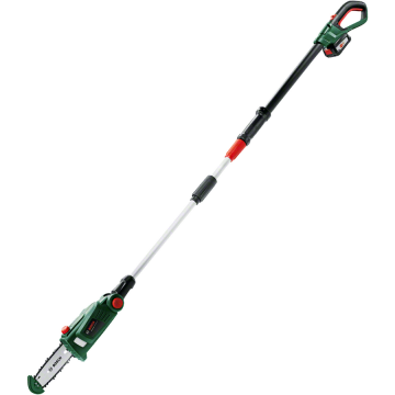 BOSCH Fierastrau (drujba) telescopic cu lant pe acumulator Bosch UniversalChainPole 06008B3100, 18 V acumulator Litiu-Ion, 200 mm lungime lant, incarcator