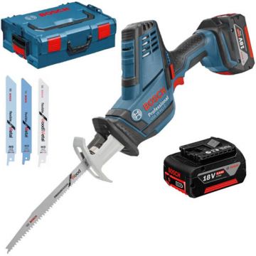 BOSCH Fierastrau sabie cu acumulator Bosch Professional GSA 18 V-Li C  (2x5,0 Ah), L-Boxx