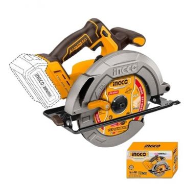 Fierastrau Circular 185mm, 4800rpm, brushless, 20V, fara acumulator Ingco CSLI1851
