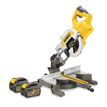 Fierastrau circular cu taiere inclinata cu acumulator FLEXVOLT DeWalt DCS777T2