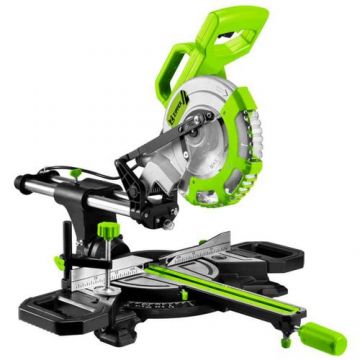 Fierastrau circular Zipper ZI-KGS210DS, 1700 W, 4500 rpm (Verde/Negru)
