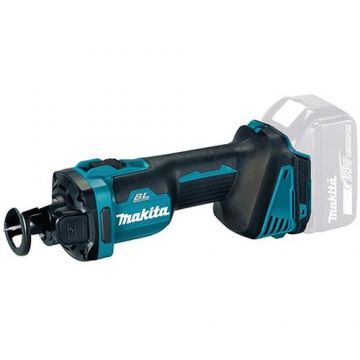 Masina de decupat pe acumulator Makita DCO181Z, 18 V, 3/6/6.35 mm portscula, 2,5 m/s² vibratii, 32.000 RPM, fara acumulator/incarcator