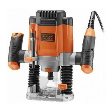 Masina de frezat Black & Decker KW1200EKA, 1200 W, 28000 RPM, 55mm