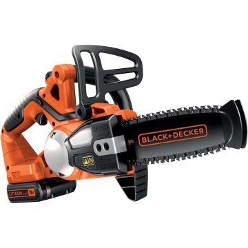 BLACK+DECKER Drujba (fierastrau electric) cu lant pe acumulator Black & Decker GKC1820L20, 18V, lama 20 cm, viteza lant 3.1 m/s, contine: incarcator + acumulator 18 V 2.0 Ah