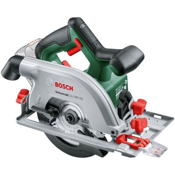 BOSCH Fierastrau circular fara cablu Bosch Universal Circ 18V-53, 4300 rpm, adancime de taiere de 53 mm , Verde