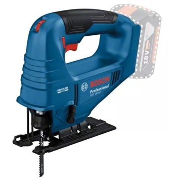 BOSCH Fierastrau pendular pe acumulator Bosch GST 183-LI Professional, 18V, cursa 20 mm, 3300 rpm, prindere T, fara acumulator/incarcator, Albastru
