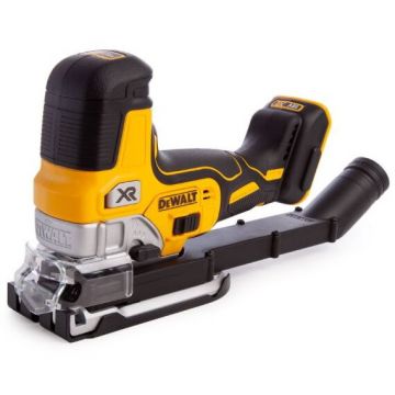 Dewalt Fierastrau electric DeWALT DCS335NT-XJ, 18V, taiere lemn, 2,1 kg, fara acumulator si incarcator, set