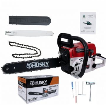 Drujba pe benzina Husky 0052, 52 CC, 4 Cp, lama 40 cm