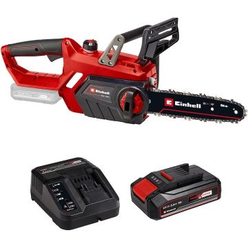 Einhell Drujba (fierastrau electric) cu lant pe acumulator Einhell PXC GE-LC 18 Li Solo, 18 V, lama Oregon 25 cm + Starter Kit PXC: acumulator 18V, 2.5Ah, max 720W, incarcator