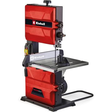 Einhell Fierastrau cu banda Einhell TC-SB 245 L, 400W, latime de trecere 245 mm, viteza maxima a benzii de ferastrau 726m/min, inaltime maxima de taiere 101 mm, masa de ferastrau inclinabila, opritor paralel si opritor unghiular