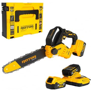 Minifierastrau Rotor cu acumulator, 21V 3Ah, 500W, 4500RPM, Lama 12  (30cm)