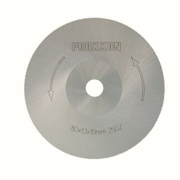 Proxxon Disc din otel HSS, 80mm, 250 dinti, Proxxon 28730