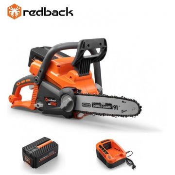 REDBACK Redback Pachet E216C+EP40+EC20 Fierastrau cu lant 400mm, acumulator 40V/4Ah, incarcator 40V/2A