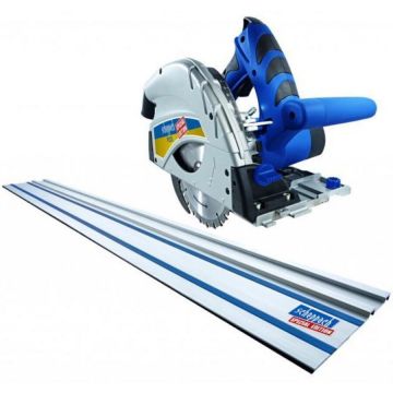 Scheppach Fierastrau circular de mana Scheppach PL55, 2 sine de ghidare putere, putere 1200 W, diametru disc 160 mm, Albastru-Argintiu
