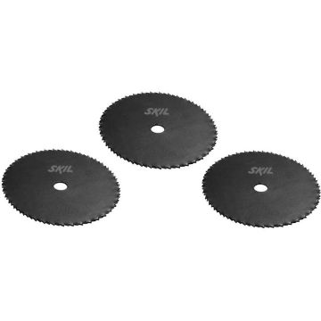 Skil Set 3 panze de fierastrau SKIL 2610Z06137, din otel calit, 80 dinti,diametru central 10 mm