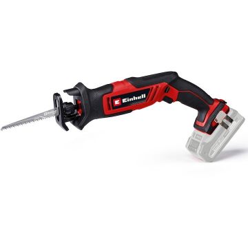 Einhell Fierastrau universal pe acumulator Einhell Expert TE-AP 18/13 Li-Solo Power X-Change 18 V, 13 mm inaltime cursa, 50 mm adancime taiere lemn, design practic, fara acumulator si incarcator