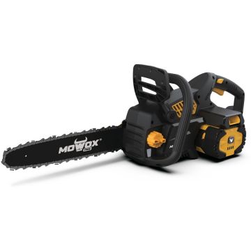 MoWox Ferastrau cu lant portabil cu baterie MoWoxPRO ECS 4062 Li 62V seria Excel cu sistem de tensionare a lantului fara unelte, fara baterie si incarcator, Negru-Galben