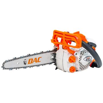 Ruris Motoferastrau Ruris DAC 201RS, drujba cu lant pe benzina, putere 1.5 CP, 25.4 cm3, motor Tez, lungime sina 30 cm, lant 3/8 1.3 PM, rezervor combustibil 190 ml