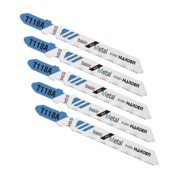 Set de 5 Panze de Fierastrau Pendular, T118A, Industrial, Harden