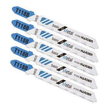 Set de 5 Panze de Fierastrau Pendular, T118B, Industrial, Harden