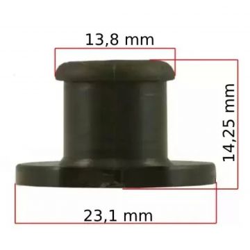 Suport amortizor drujba compatibil Stihl MS 170 - MS 390, 017 - 039 (mare)